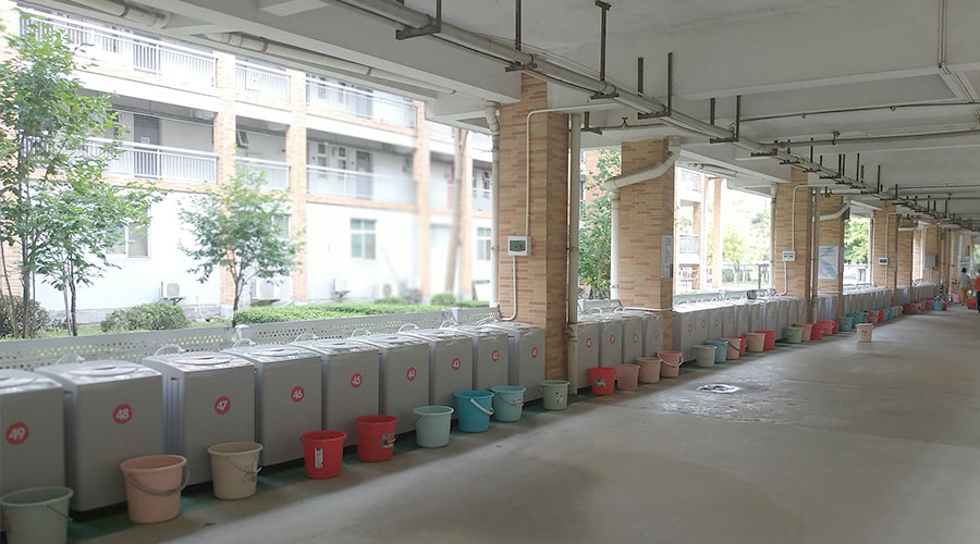 好評度高！江門一中學校又雙叒續(xù)單金環(huán)電器共享洗衣機