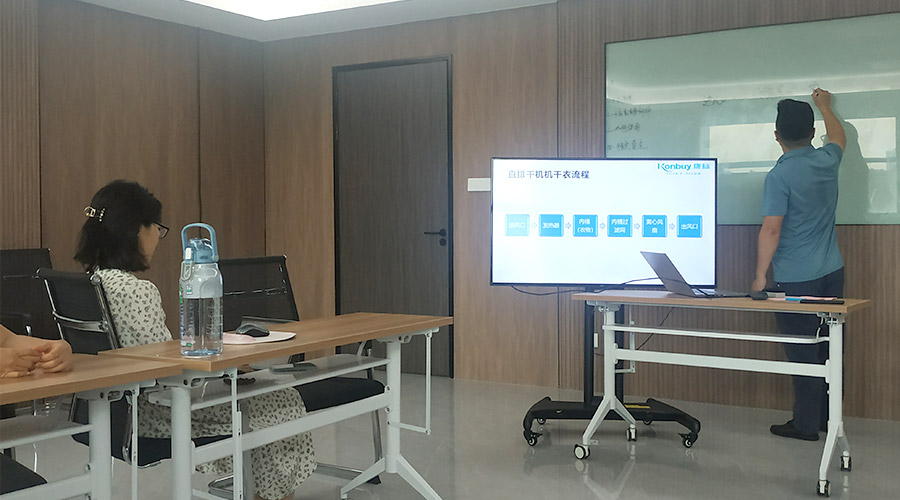 強(qiáng)化知識(shí) 提升技能！金環(huán)電器開展衣物烘干機(jī)產(chǎn)品知識(shí)培訓(xùn)