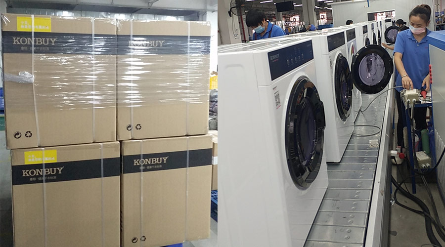 衣物烘干機電商訂單增多！金環(huán)電器加急生產不延誤發(fā)貨
