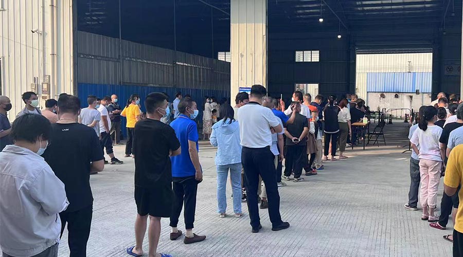 支援防疫是責(zé)任！金環(huán)電器助力鶴山核酸檢測(cè)