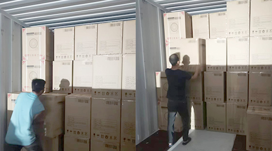 裝柜日常！日本客戶Sentern滾筒干衣機順利出貨