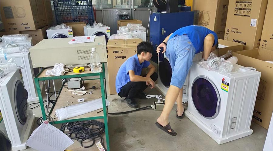 驗貨省心省力！澳洲omega客戶稱贊衣物烘干機代工質(zhì)量高