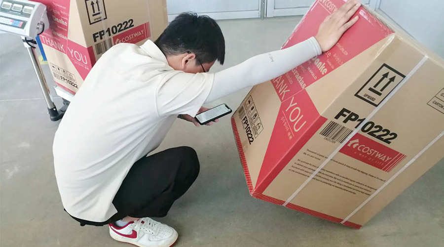 實況直擊！客戶北美COSTWAY開展衣物烘干機驗貨