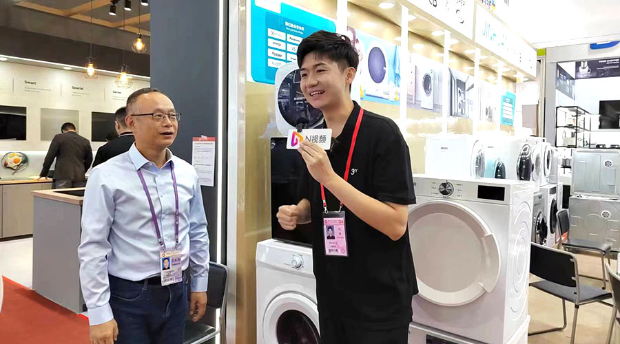 廣交會熱點！央視、新華網(wǎng)等媒體聚焦金環(huán)電器滾筒干衣機(jī)